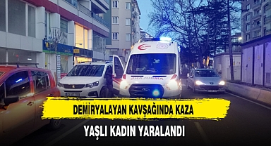Demiryalayan Kavşağında Kaza : 1 Kişi Yaralandı
