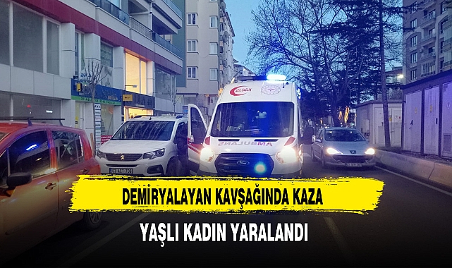 Demiryalayan Kavşağında Kaza : 1 Kişi Yaralandı