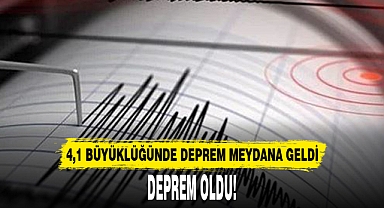 DEPREM OLDU!