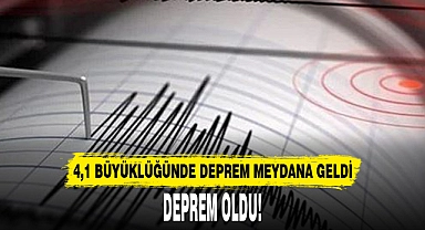 DEPREM OLDU!