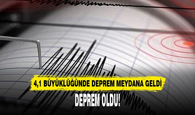 DEPREM OLDU!