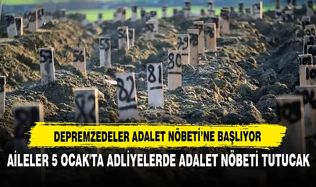Depremzedeler Adalet Nöbeti’ne Başlıyor