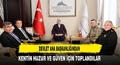 Devlet Ana Başkanlığında Asayiş Toplantısı Gerçekleşti