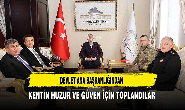 Devlet Ana Başkanlığında Asayiş Toplantısı Gerçekleşti