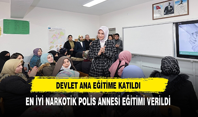 Devlet Ana Eğitimlere Katıldı Afyon'da Uyuşturucuya Geçit Yok