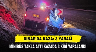 Dinar’da Kaza: 3 Yaralı 