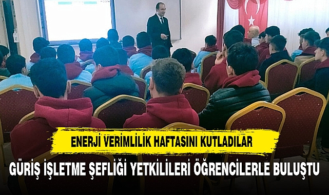 Dinar Mesleki ve Teknik Anadolu Lisesi'nde Enerji Verimliliği Haftası Kapsamında Seminer Düzenlendi