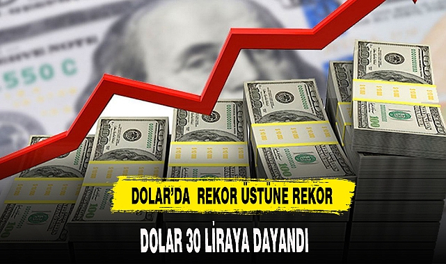 DOLAR 30 LİRAYA DAYANDI