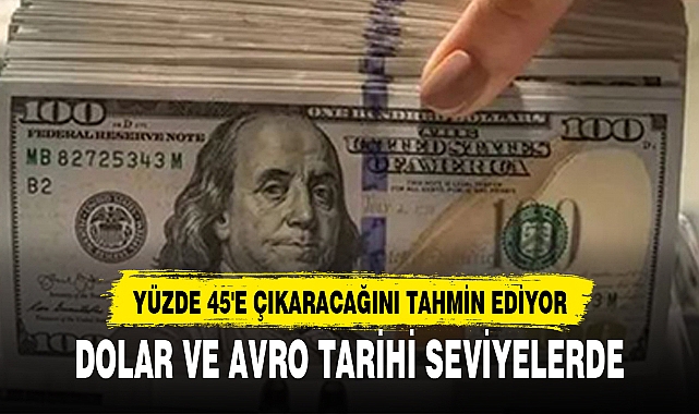DOLAR VE AVRO TARİHİ SEVİYELERDE