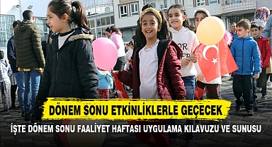 DÖNEM SONU ETKİNLİKLERLE GEÇECEK