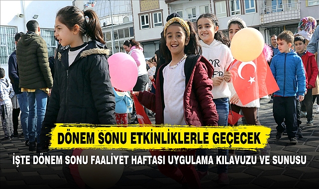 DÖNEM SONU ETKİNLİKLERLE GEÇECEK