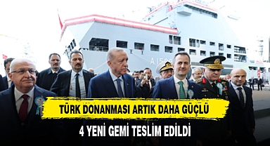 Dosta güven düşmana korku! Türk donanmasına 4 yeni gemi teslim edildi