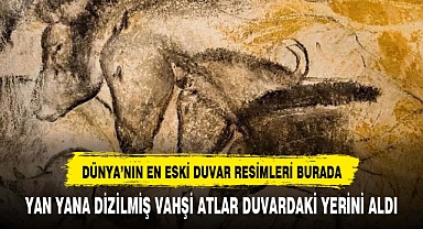 Dünya'nın en eski duvar resiminde bakın ne çizilmiş?