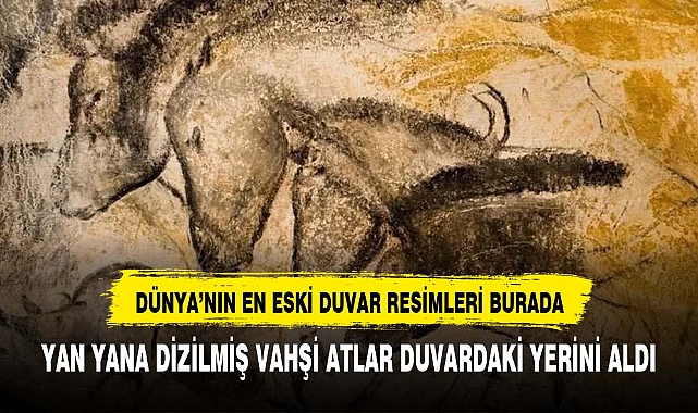 Dünya'nın en eski duvar resiminde bakın ne çizilmiş?