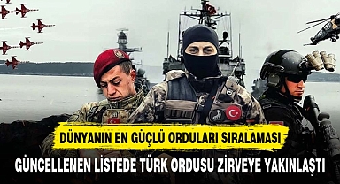 Dünyanın en güçlü ordular sıralaması güncellendi! Türkiye 3 sıra birden yükseldi