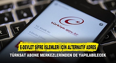 E-DEVLET ŞİFRE İŞLEMLERİ İÇİN ALTERNATİF ADRES