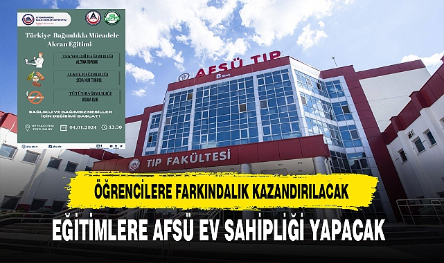 Eğitimlere Ev Sahipliğini AFSÜ Yapacak