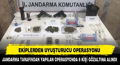 EKİPLERDEN UYUŞTURUCU OPERASYONU