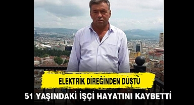 ELEKTRİK DİREĞİNDEN DÜŞTÜ