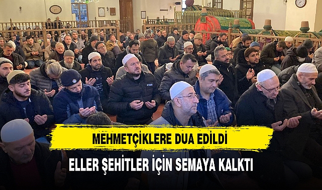 ELLER ŞEHİTLER İÇİN SEMAYA KALKTI