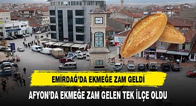 Emirdağ'da Ekmeğe Zam Geldi