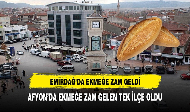 Emirdağ'da Ekmeğe Zam Geldi