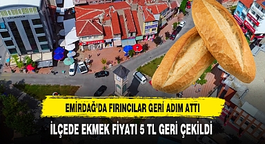 Emirdağ'da Fırıncılar Ekmek Zammını Geri Çekti
