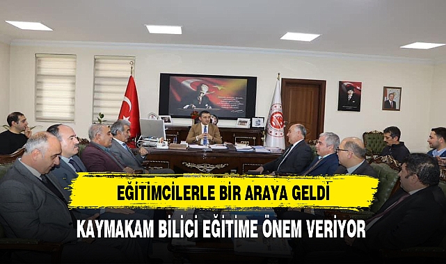 Emirdağ'ın Eğitimine Önem Veren Kaymakam Bilici