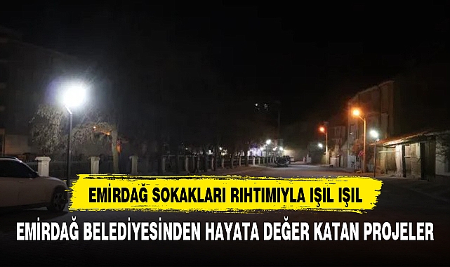 EMİRDAĞ SOKAKLARINDAN KARTPOSTALLIK GÖRÜNTÜLER