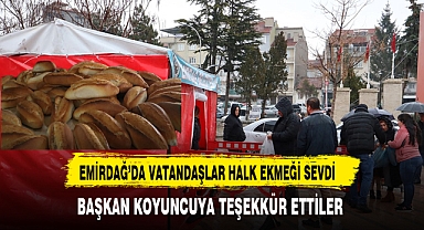 Emirdağlı Vatandaşlar Halk Ekmeği Sevdi