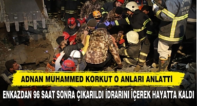 Enkazdan 96 Saat Sonra Çıkarıldı İdrarını İçerek Hayatta Kaldı