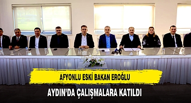 Eski Bakan Eroğlu Aydın'da Çalışmalara Katıldı