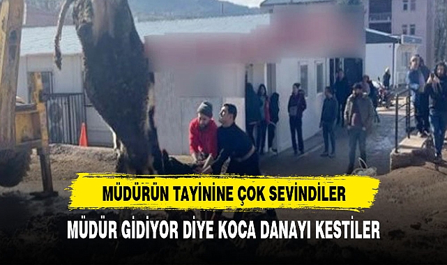 Esnaf ve çiftçiler, banka müdürünün tayininin çıkmasını tosun keserek kutladı