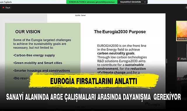 Eurogia Fırsatları Değerlendirme Toplantısı gerçekleştirildi.