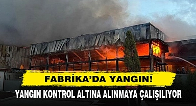Fabrika’da Yangın!