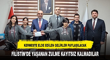 FİLİSTİN’DE YAŞANAN ZULME KAYITSIZ KALMADILAR