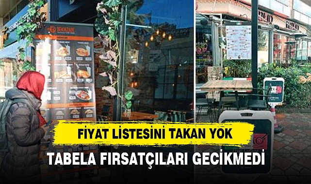 Fiyat Listesini Takan Yok