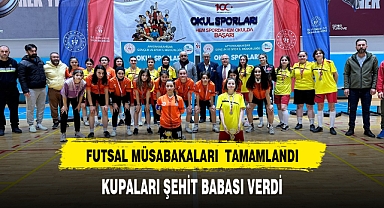 Futsal Müsabakalarında madalyaları şehit babası verdi