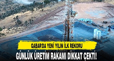 GABAR'DA YENİ YILIN İLK REKORU