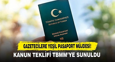 Gazetecilere Yeşil Pasaport Müjdesi!