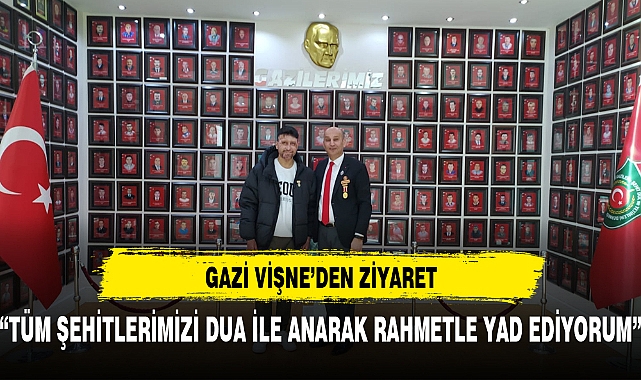 GAZİ KADİR FİŞNE’DEN HARP MALÜLÜ GAZİLER ŞEHİT DUL VE YETİMLERİ DERNEĞİ AFYONKARAHİSAR ŞUBESİ'Nİ ZİYARET