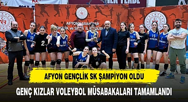 GENÇ KIZLAR VOLEYBOL MÜSABAKALARI TAMAMLANDI