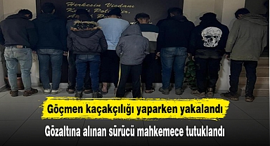 Göçmen kaçakçılığı yaparken yakalandı