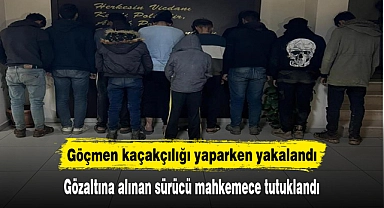 Göçmen kaçakçılığı yaparken yakalandı