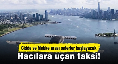 Hacılara uçan taksi!