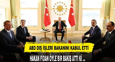 HAKAN FİDAN ÖYLE BİR BAKIŞ ATTI Kİ ...