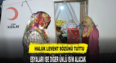 Haluk Levent sözünü tuttu!