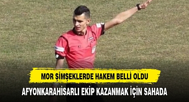 HES İlaç Afyonspor, Kırklarelispor Maçını Taner Tuncer Yönetecek
