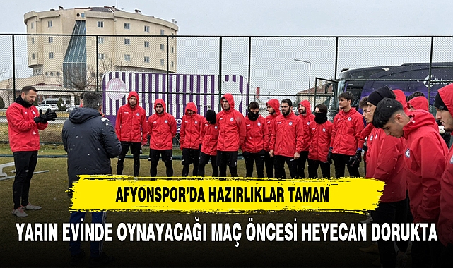 Hes İlaç Afyonspor yarın evinde konuk edeceği Serik Belediyespor maçının hazırlıklarını tamamladı.