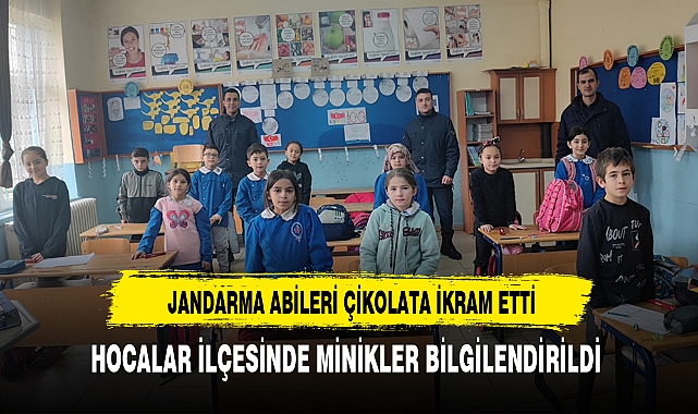 Hocalar İlçesinde Minikler Jandarma Ekipleri Tarafından Bilgilendirildi